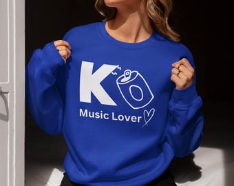 K-Pop Musik-Liebhaber-Sweatshirt, Kpop-Kleidung, Musik-Liebhaber-Geschenk, süßes K-Pop-Grafik-Sweatshirt, Kpop-Geschenk, koreanische Gruppe, Kpop-Fandom, Kpop-Idol