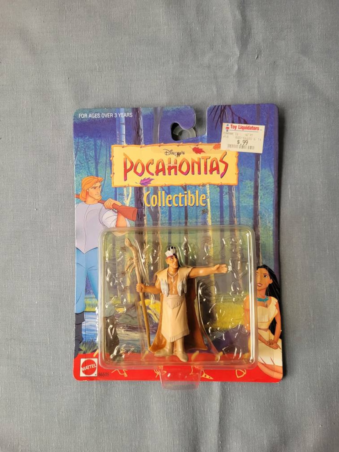 Disney's Pocahontas Collectible Chief Powhatan Action Etsy
