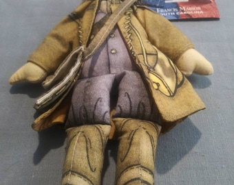 Hallmark american spirit cloth doll with quarter coin