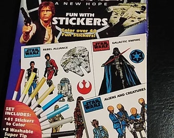 Star wars fun with stickers