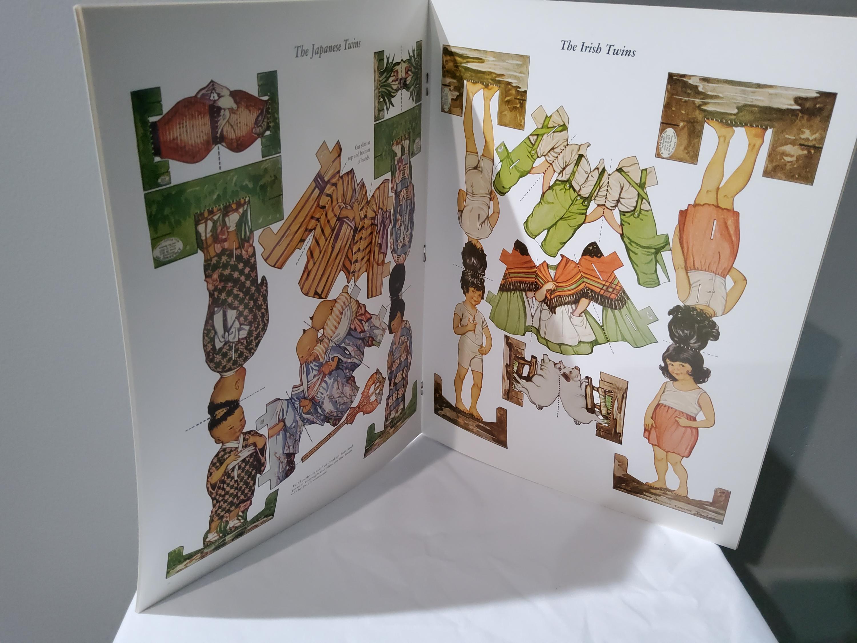 1989 Twins Around the World Paper Dolls in Full Color. - Etsy