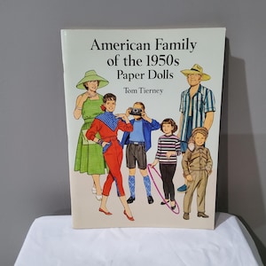 1994 American Family of the 1950s Paper Dolls