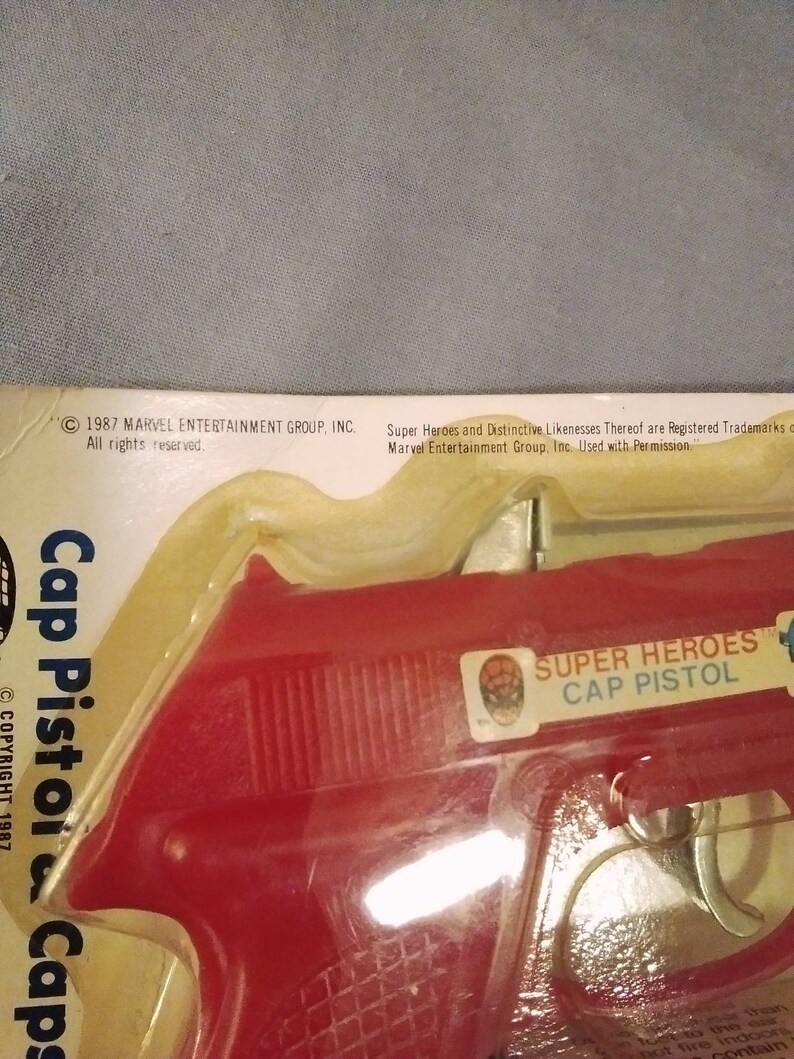 Vintage Cap Pistol With Caps Etsy