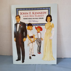 1990 John F. Kennedy And His Family Paper Dolls in Full Color