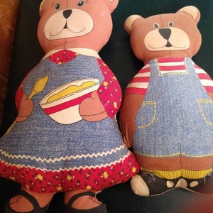 Handmade stuffed bears