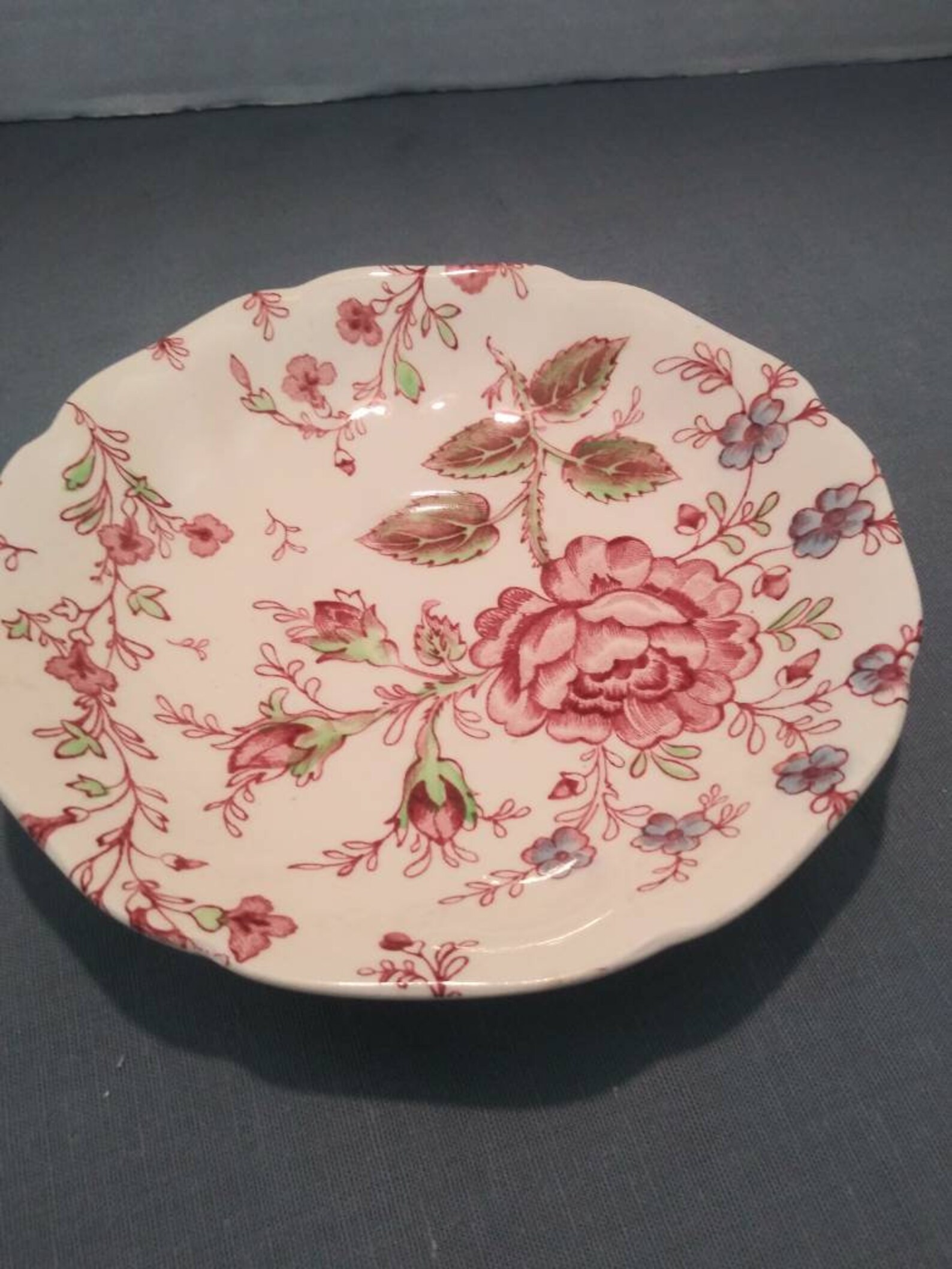 Johnson brothers china rose chintz pattern Etsy