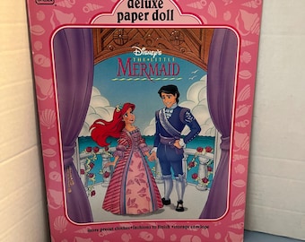 1992 Disney's The Little Mermaid Deluxe Paper Doll