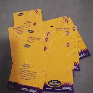 Hercules pop-out cards