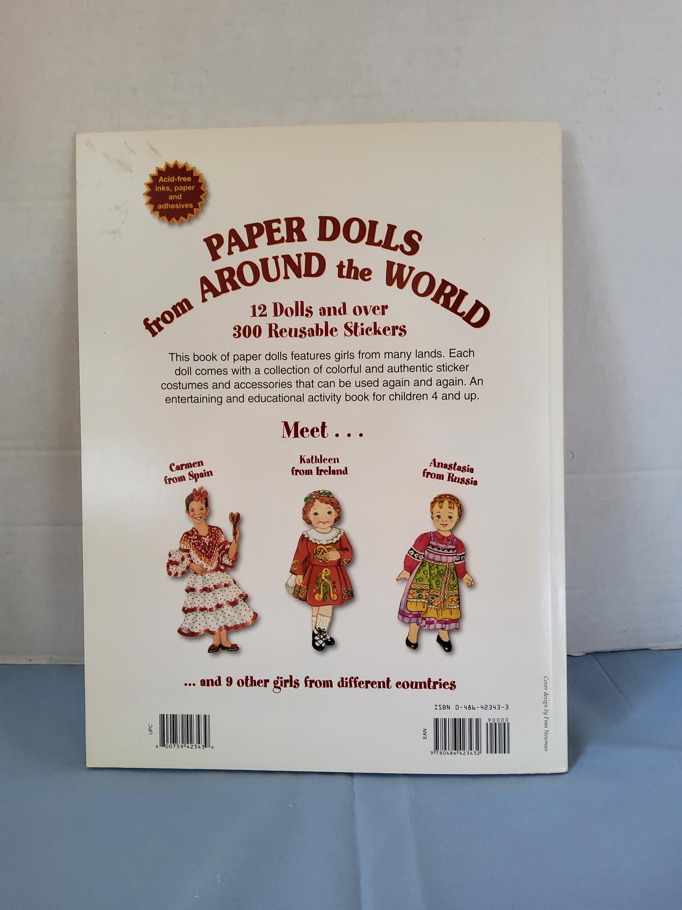 2003 Paper Dolls From Around the World - Etsy