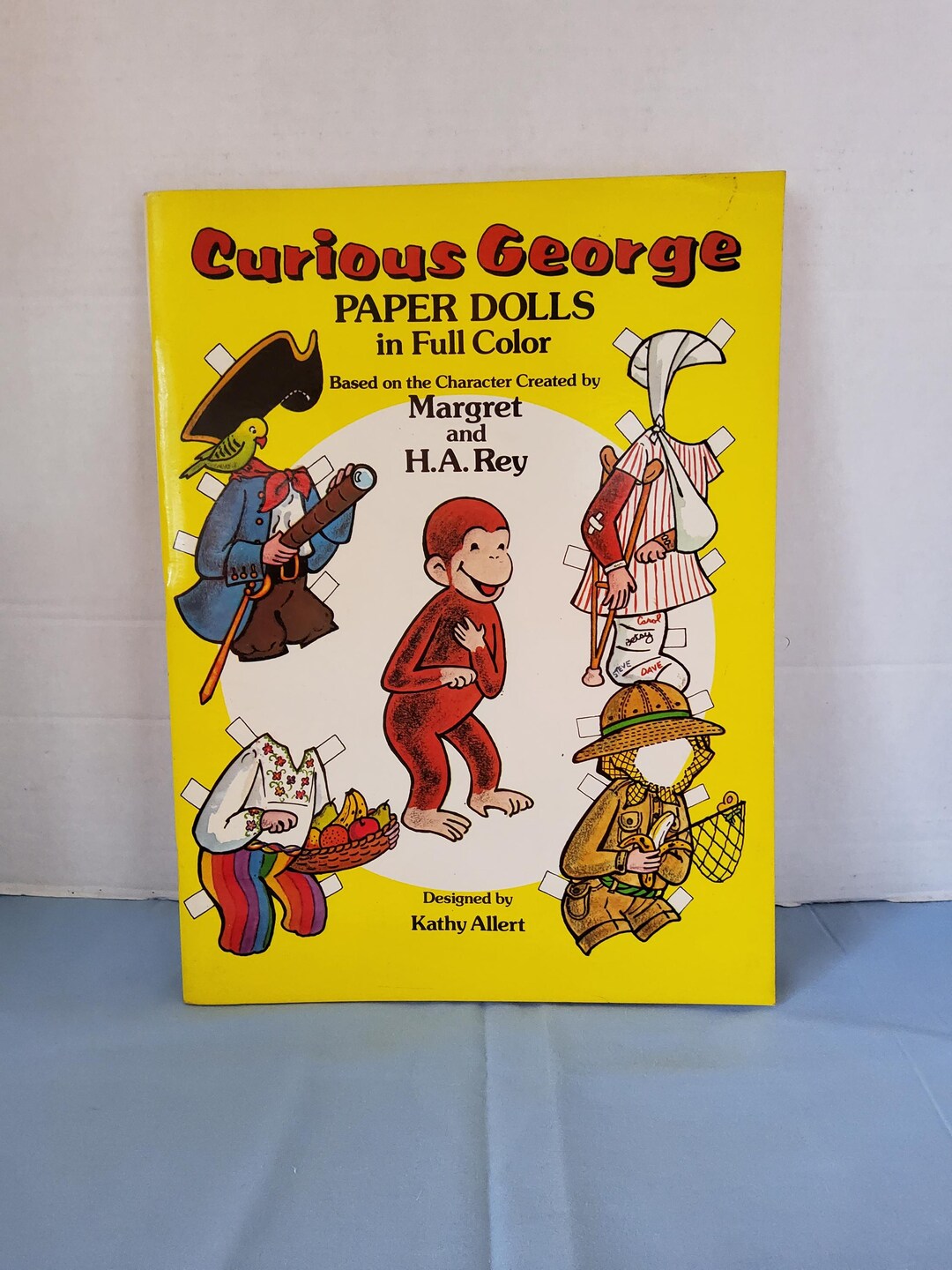 1982 Curious George Paper Dolls - Etsy