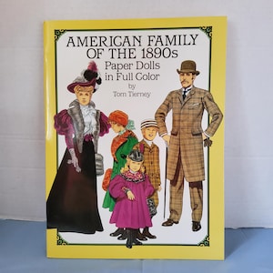 1987 American Family of the 1890s Paper Dolls