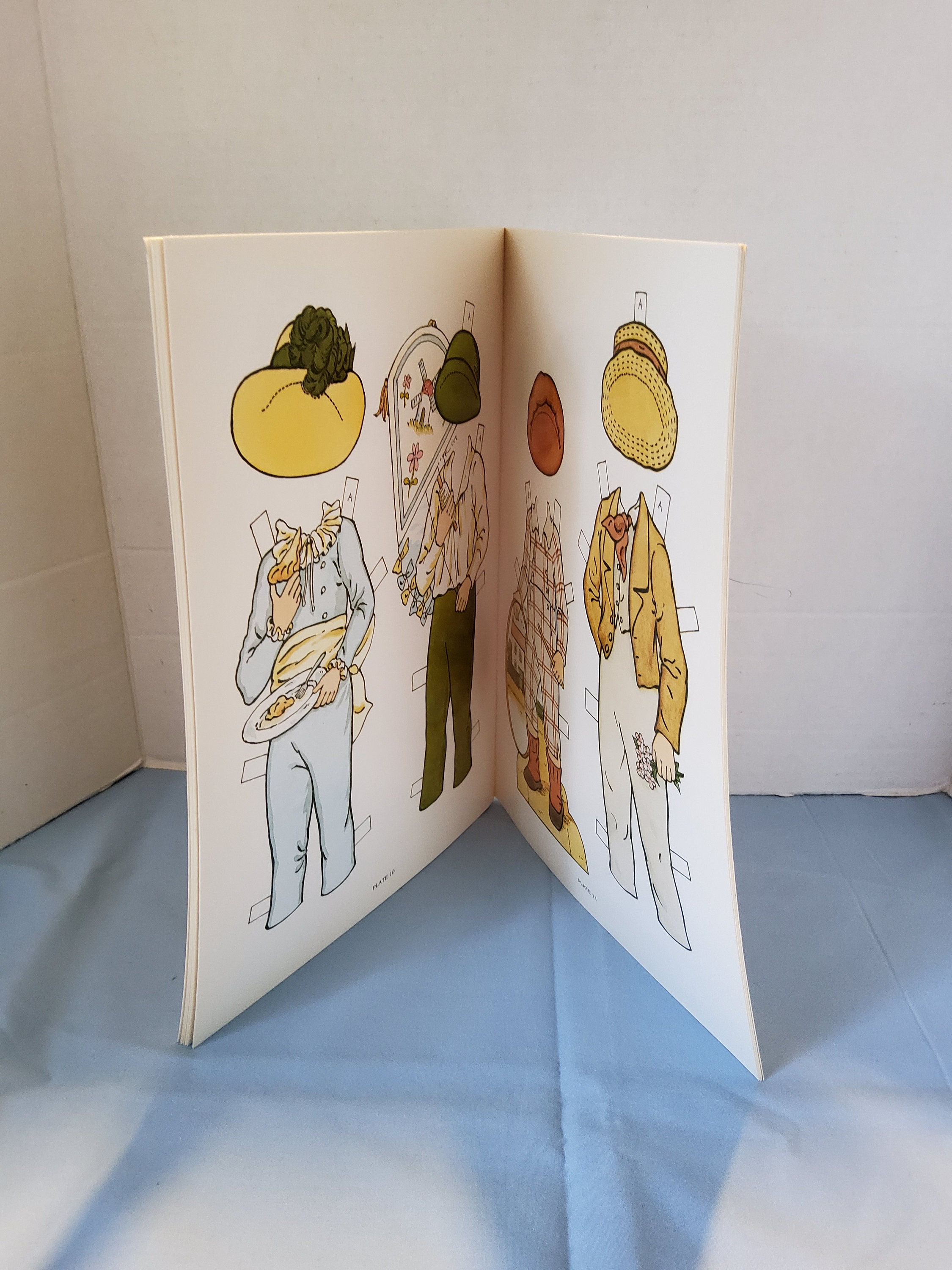 Paper Doll Dylan Mulvaney 9 DIFFERENT MERRIMACK EMBOSSED CUT-OUT PAPER DOLL  SHEETS Kate Greenaway Paper Dolls Ebay, image size:2250x3000