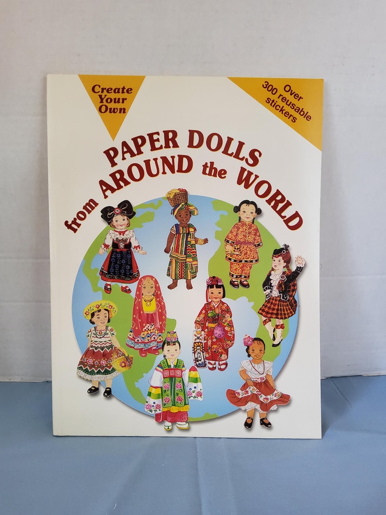 2003 Paper Dolls From Around the World - Etsy