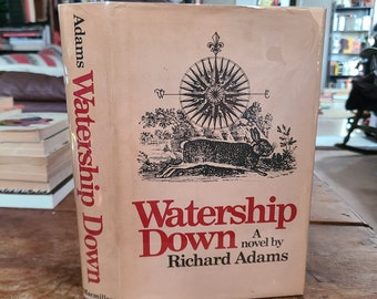 Wasserschiff Unten. Richard Adams. Macmillan. 1972. Erstausgabe. Erstdruck.