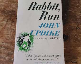 Hase, laufend. John Updike. Fawcett. 1970. Späterer Druck.