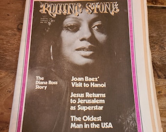 Diana Ross. Rolling Stone. 1973. Ralph Steadman