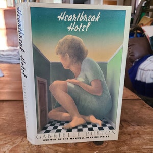 Assinado. Hotel desgosto. Gabrielle Burton. Escritores. 1986. Postal Promocional. Incomum.