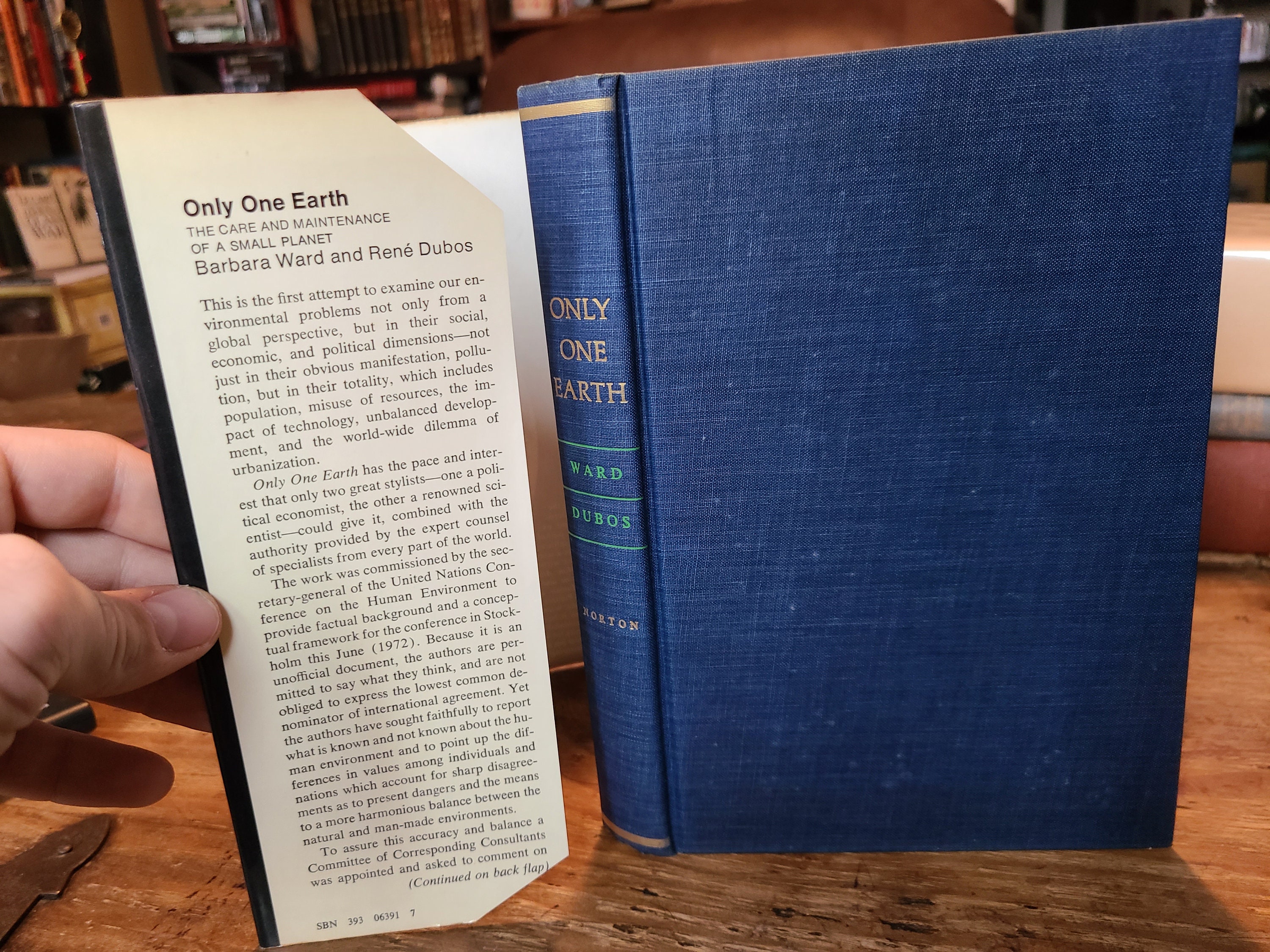 Only One Earth. Barbara Ward. Rene Dubos. First Edition. Etsy
