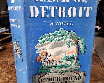 Exemplar autografado. Falcão de Detroit. Arthur Pound. Reynal. 1939. Primeira edição.