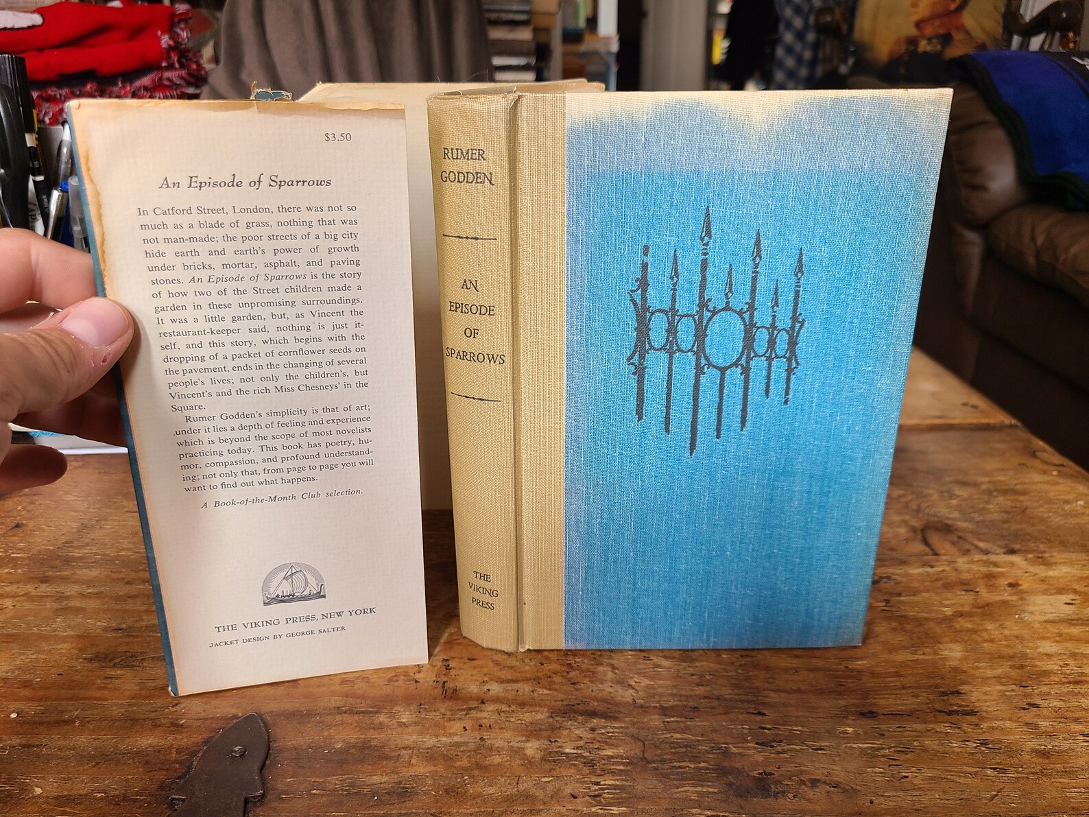 An Episode of Sparrows. Rumer Godden. Viking. First Edition. 1955.