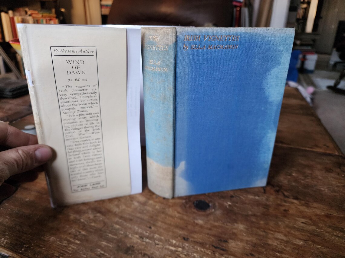 Irish Vignettes. Ella MacMahon. Bodley Head. 1928. First Edition. Rare., photo 2 of 5