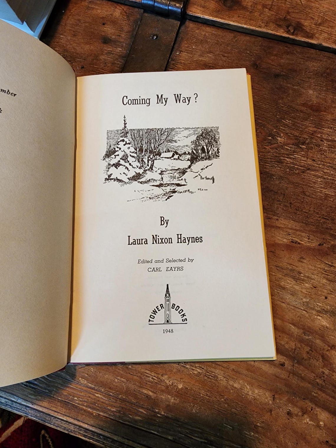 Signed. Coming My Way? Laura Nixon Haynes. Tower Books. 1948. First Edition. Rare., foto 4 de 5