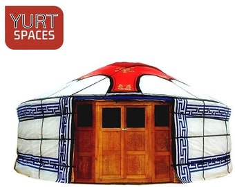 Mongolian Traditional Yurt 16 ft in Diameter by YurtSpaces YM487 Glamp Camp