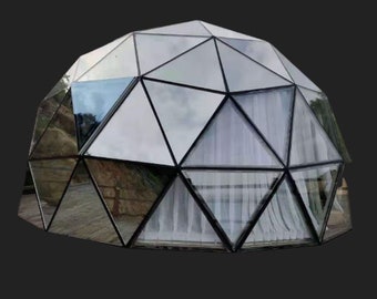 Geodesic Glass Dome 30 ft in Diameter by DomeSpaces GD0309