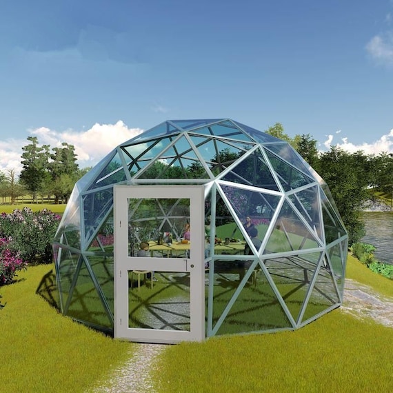 Cupola di vetro geodetico di 20 piedi di diametro da DomeSpaces GD0206 -   Italia