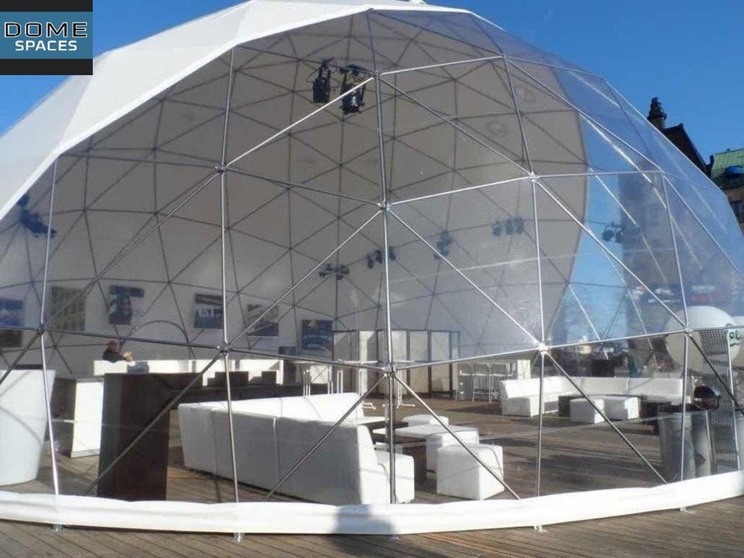 Geodesic Dome 72 Ft in Diameter by Domespaces DS2260. Luxury Camping Etsy