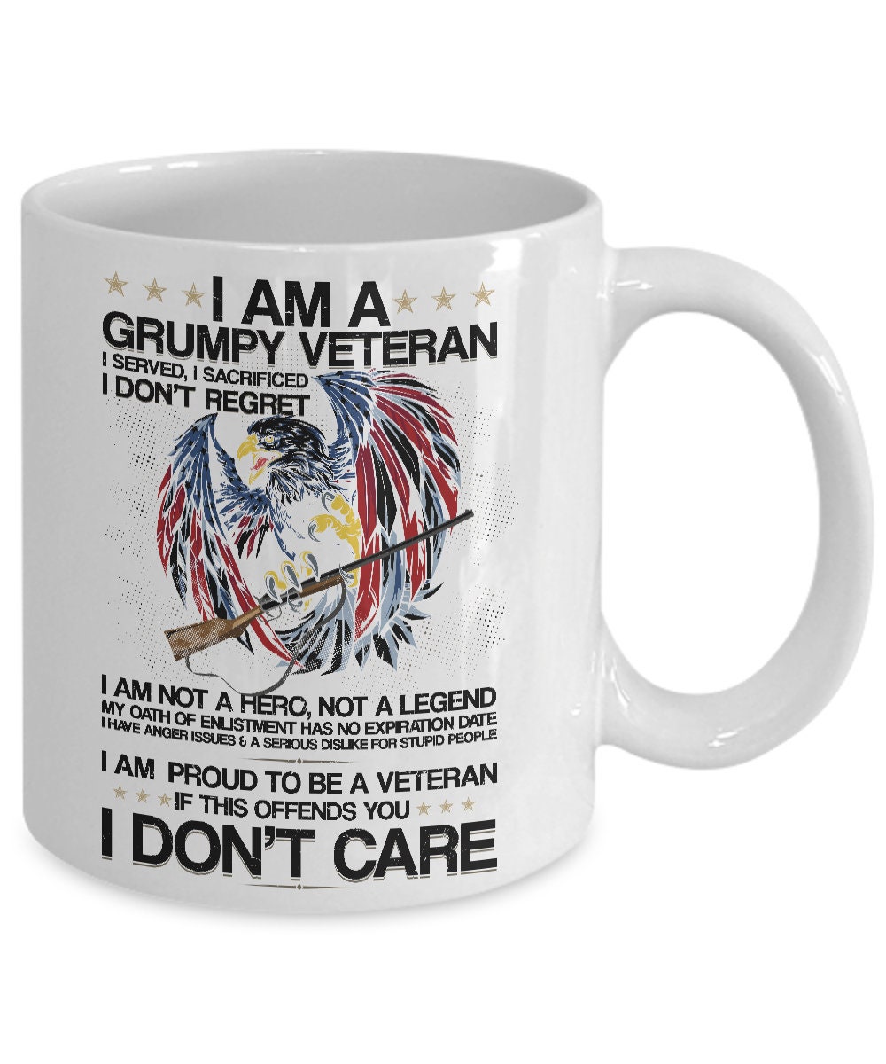 Veterans Day Gifts I Am A Grumpy Veteran Veteran Gifts For