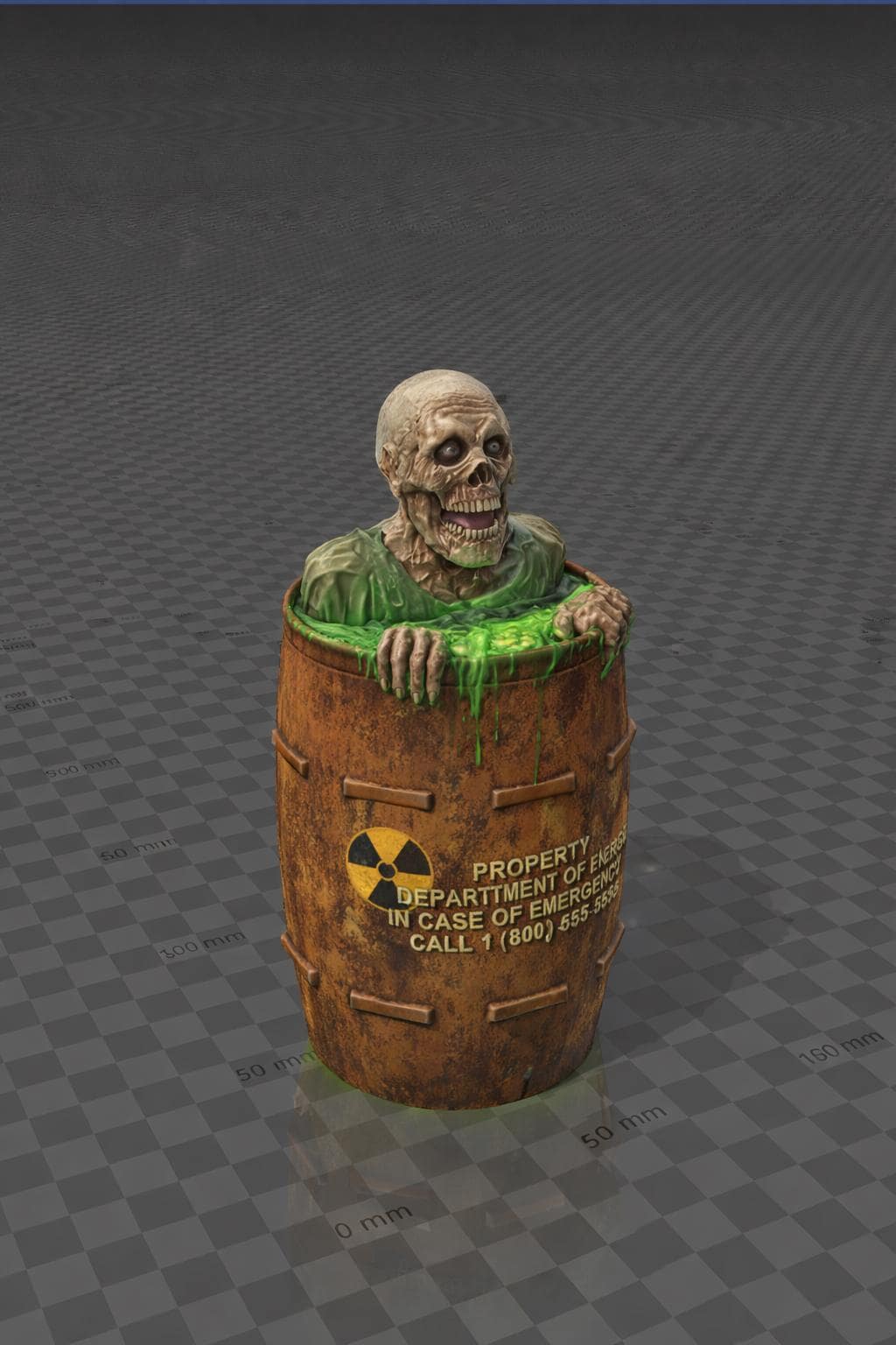 Return of the Living Dead – Zombie Barrel STL File (fan-made 3D Print ...