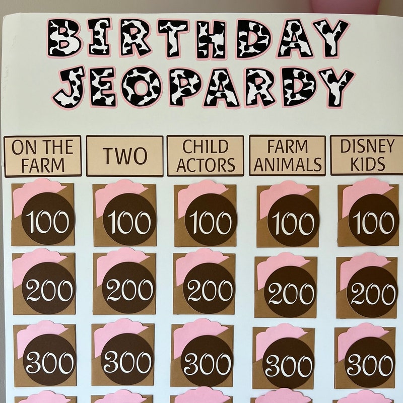 Baby Jeopardy Etsy