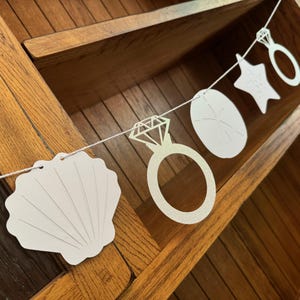 Last Toast on the Coast Ocean Sea Shell Beach Tropical Bride Banner Garland Sign Shower Decor Wedding Bachelorette Party Decorations