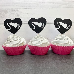 Ultrasound Sonographer Sonography Graduation Graduate School X-ray Radiology Technician Tech Nurse Cupcake Toppers 12 count