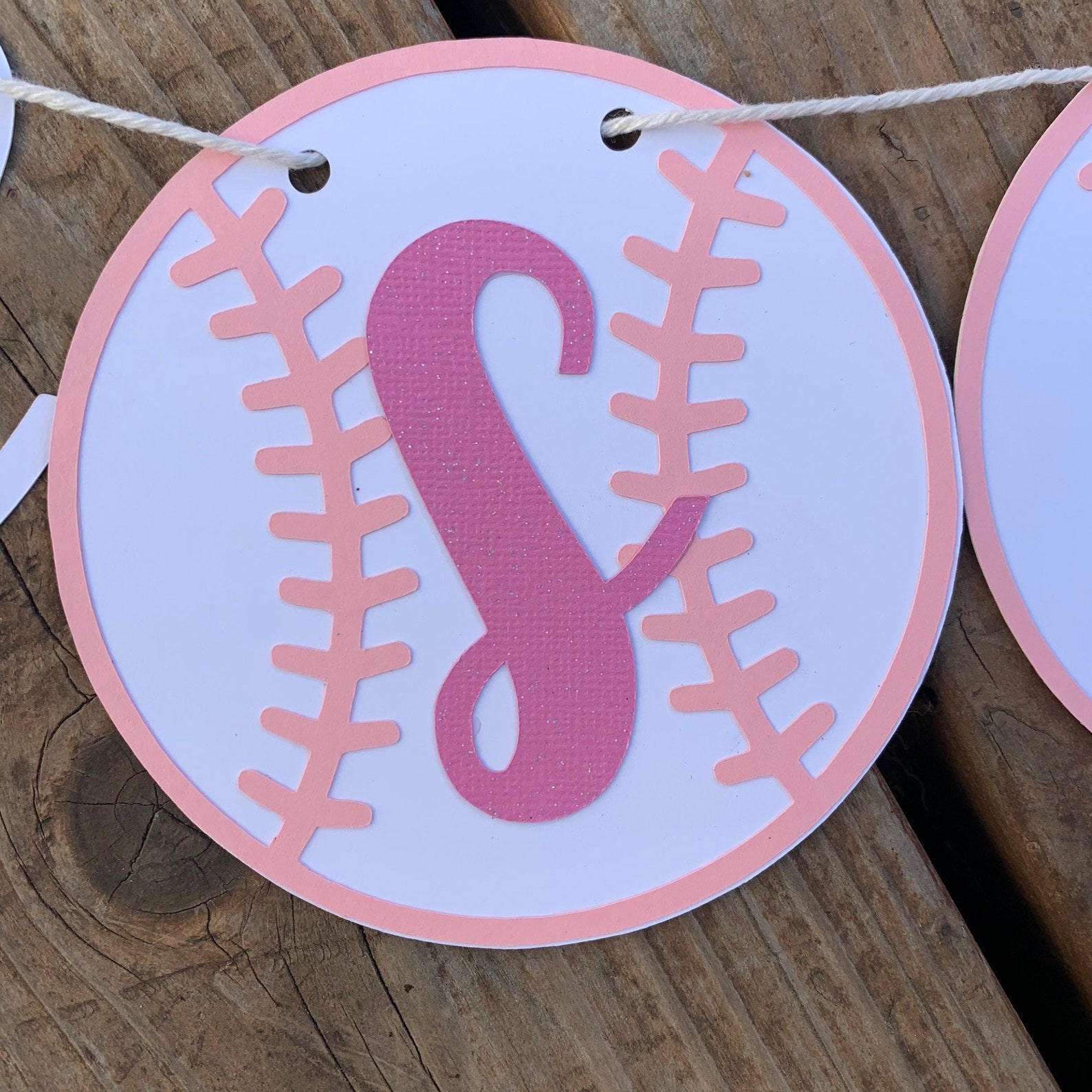 Baseball or Softball Boy or Girl Gender Reveal Party Garland Etsy