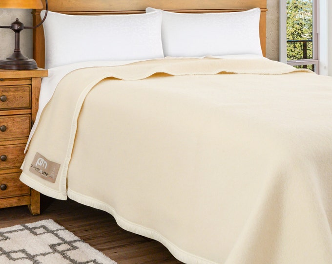 Poyet Motte Aubisque Oversized 500GSM Heavyweight 100 Wool Blanket
