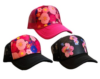 FLOWER Trucker Hat (Multiple Colors)