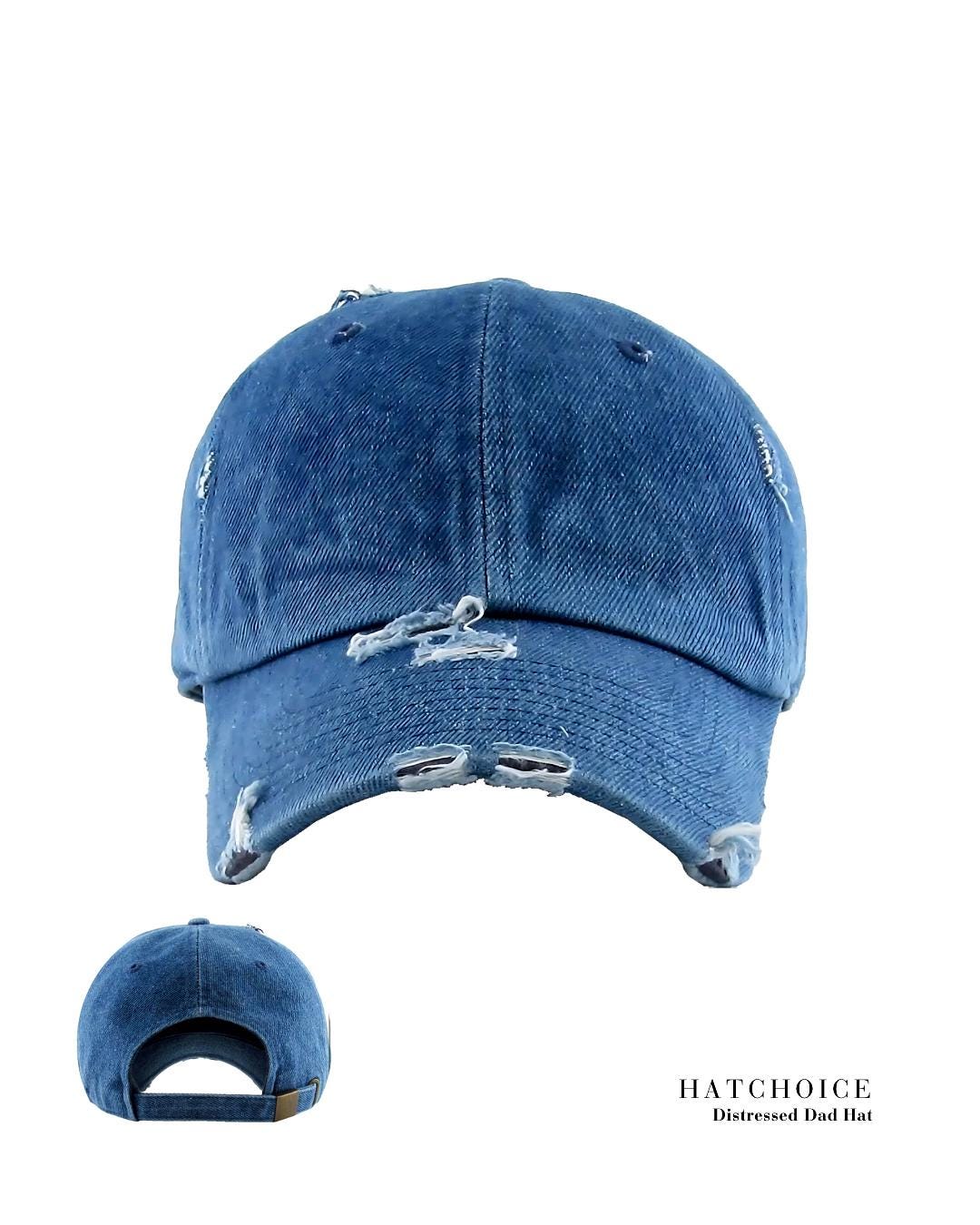 Funky Junque Distressed Vintage Dad Hat – 'Ring Finger' Design, Low Profile, Adjustable, Black, One Size Fits Most