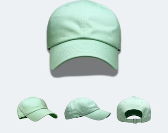 Baseball Cap 100% Cotton - Color Match Your Style