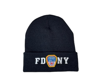 FDNY Beanie Winter with Emblem Officially Licensed