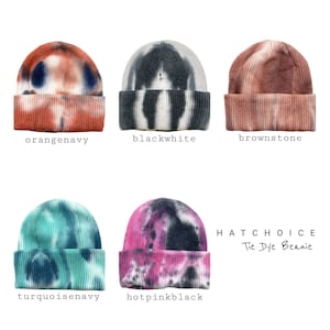 Tie Dye Beanie - Etsy