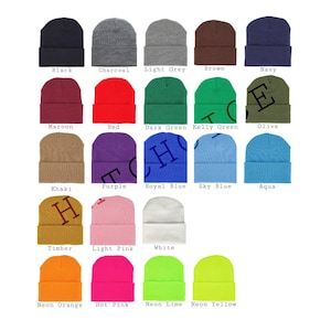 Knit Cuffed Beanie made in USA minimalist