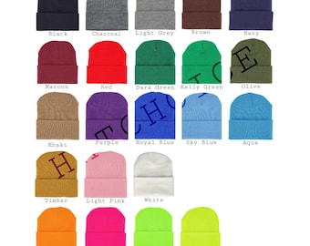 Knit Cuffed Beanie made in USA minimalist