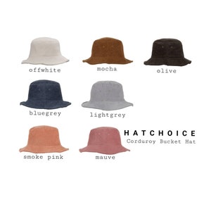Corduroy Bucket Hat