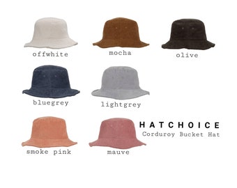 Corduroy Bucket Hat
