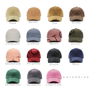 Corduroy baseballpet - Corduroy Dad Hat, minimalistische stijl