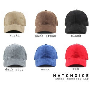 Suede Baseball Cap