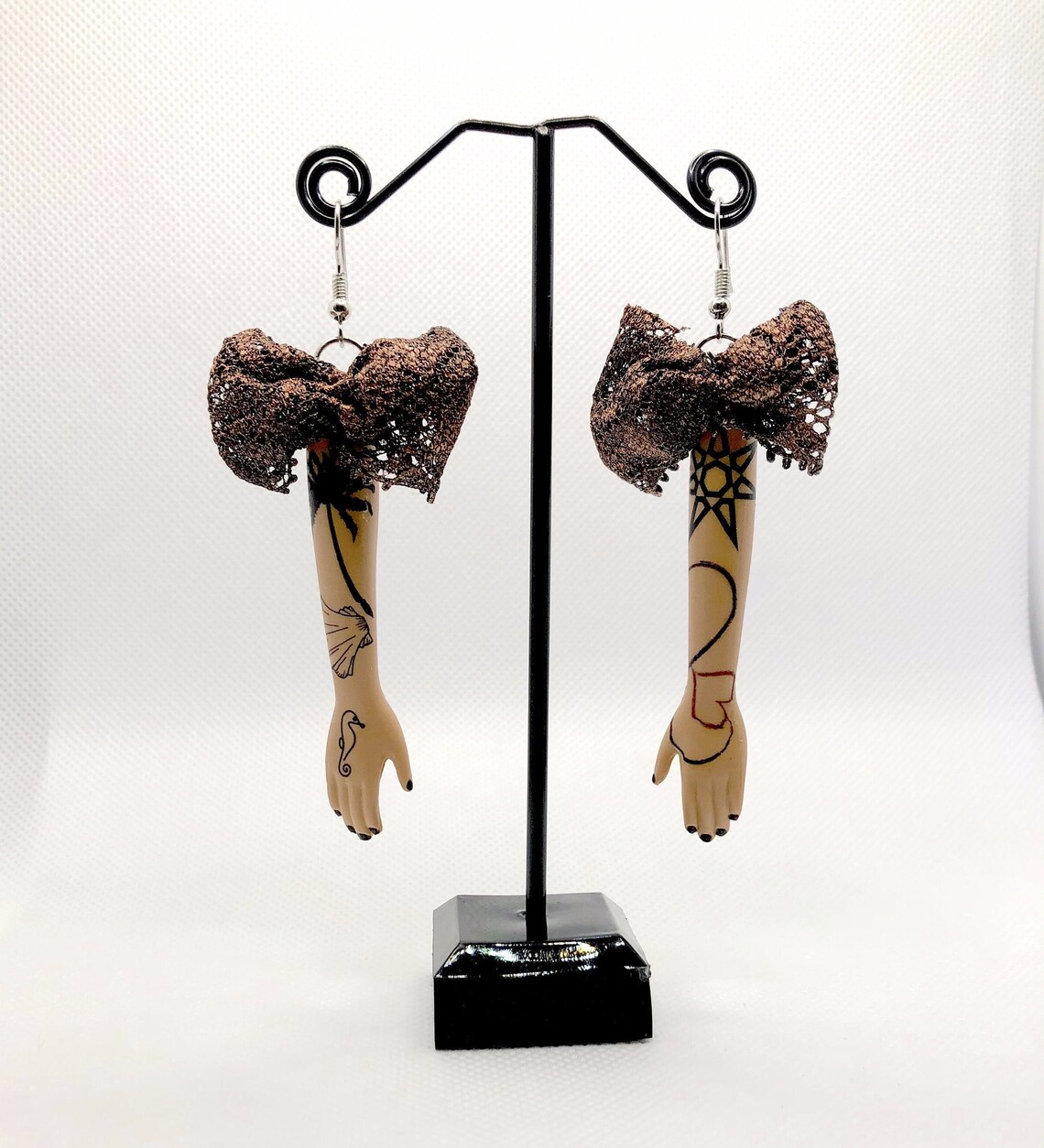 Barbie Arm Earrings Doll Earrings Tattoo Earrings Gift for | Etsy