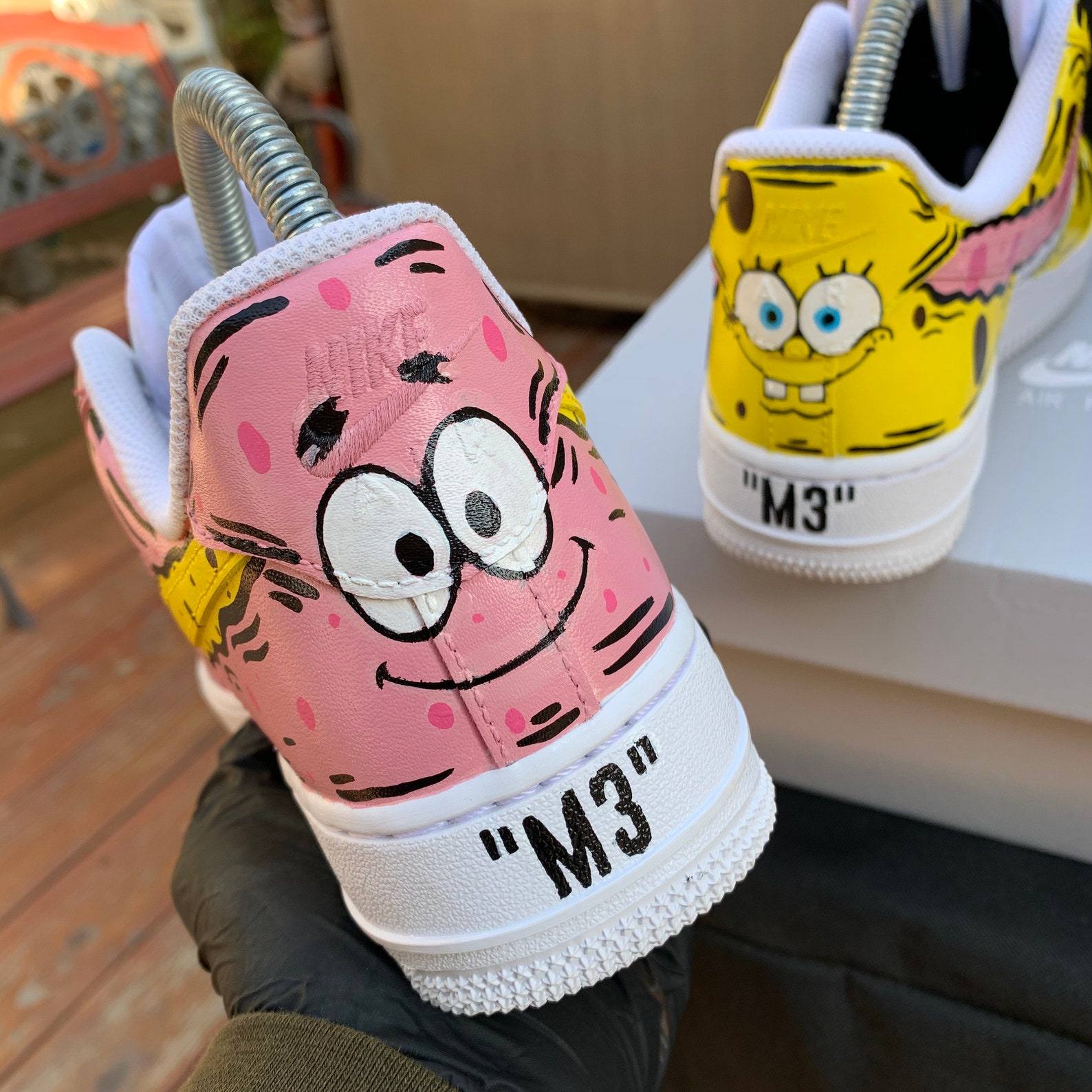 spongebob and patrick air force 1